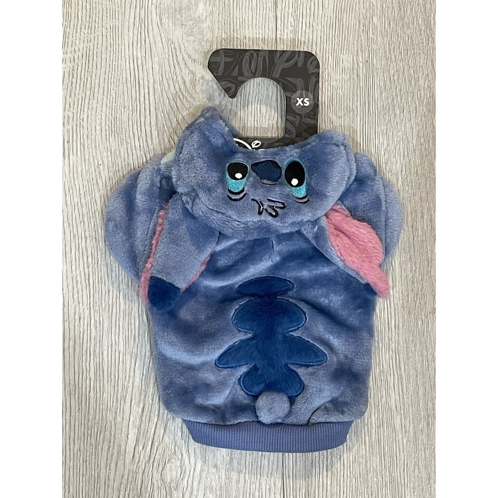 NEW Disney Halloween Fluffy Pet Dog Costume - Lilo & Stitch - Stitch - Size XS